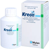 Pancreatin, KREON 20,000 Ph.Eur. Lipase Units, Measurable Hard Capsules