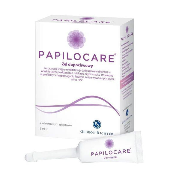 Papilocare gel vaginal x 7 applicators 5 ml