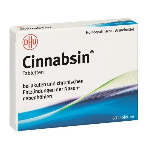 Paranasal sinus inflammation (sinusitis), CINNABSIN tablets