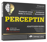 Perceptin x 30 capsules, ashwagandha root, rhododendron roots, ksm 66