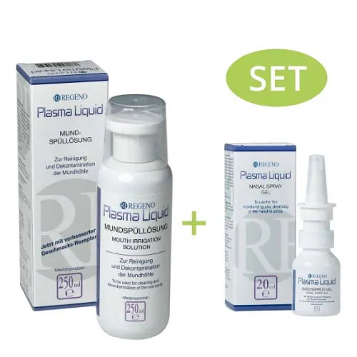 Plasma Liquid Set (nasal spray gel + mouthwash solution) 1 piece