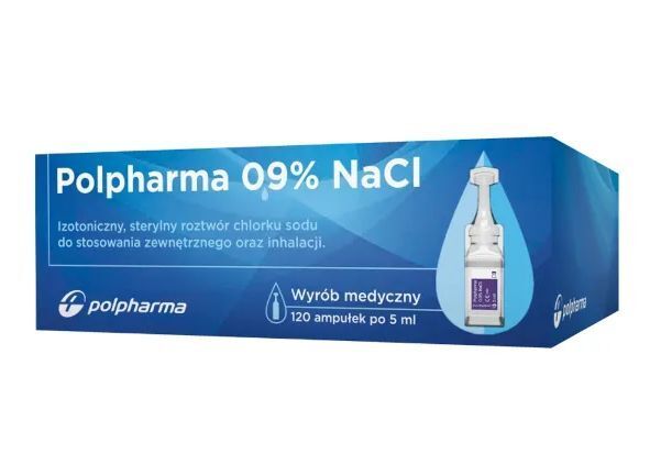 Polpharma 0.9% NaCl inhalation solution 120 units of 5 ml