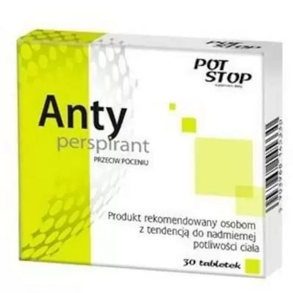 Pot Stop Antiperspirant 30 tablets