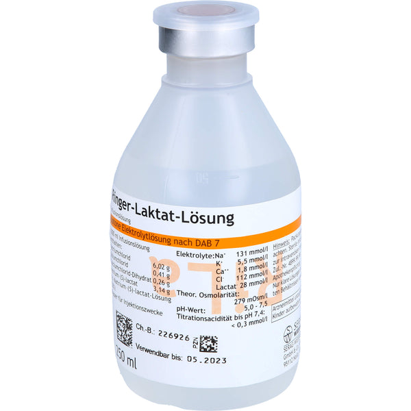 Potassium chloride, Sodium chloride, calcium chloride, RINGER LACTATE Solution Plastic