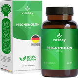 Pregnenolone 50 mg high-dose capsules, 120 count