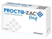 Procto-Zac Relief x 10 rectal suppositories