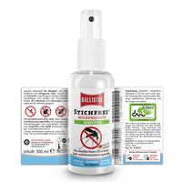Protects against mosquitoes, ticks and horseflies BALLISTOL Sting-Free Sensitive Spray