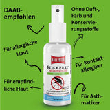 Protects against mosquitoes, ticks and horseflies BALLISTOL Sting-Free Sensitive Spray