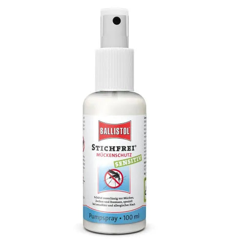 Protects against mosquitoes, ticks and horseflies BALLISTOL Sting-Free Sensitive Spray