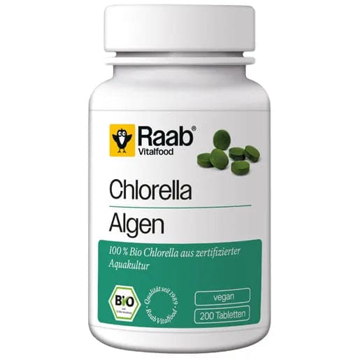 RAAB Vitalfood Chlorella Organic Tablets