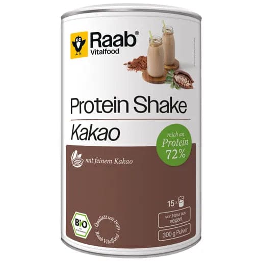 RAAB Vitalfood Protein Shake Cocoa Organic Powder