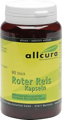 RED RICE capsules, monacolin K UK