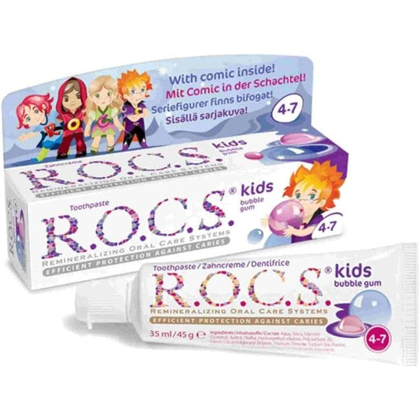 ROCS Kids Bubble Gum Toothpaste