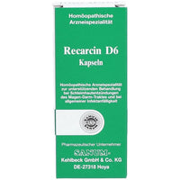 Recarcin D6 = weak (Bacillus firmus D6) capsules UK