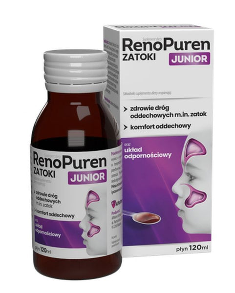 Renopuren Sinuses junior liquid, difficulty breathing 3 years+