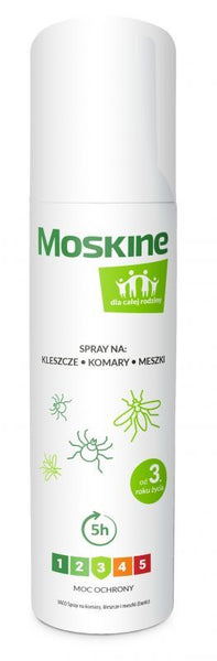 Repel mosquitoes, midges, and ticks, MOSKINE Mosquito and tick spray 90 ml