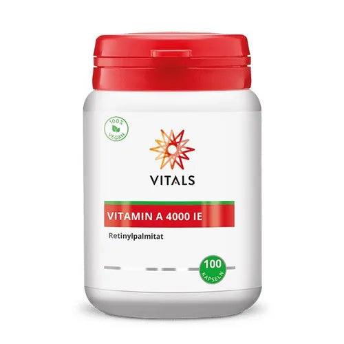 Retinyl palmitate, VITAMIN A 4000 IU capsules 100 pcs UK