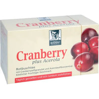 Rooibos tea CRANBERRY ACEROLA Baders filter bags