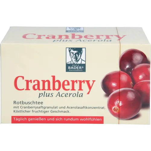 Rooibos tea CRANBERRY ACEROLA Baders filter bags