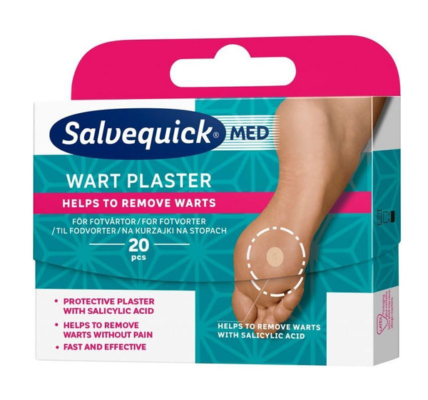 SALVEQUICK MED Wart Patches for warts