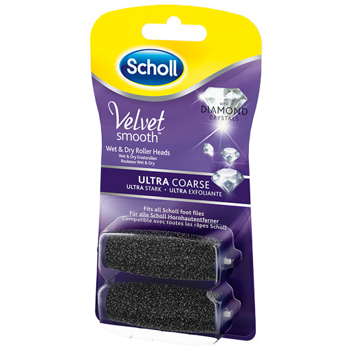 SCHOLL Velvet smooth Pedi replacement rollers ultra strong
