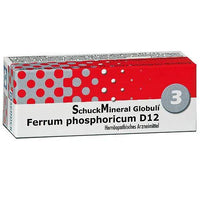 SCHUCKMINERAL Globules 3 Ferrum phosphoricum D12 UK