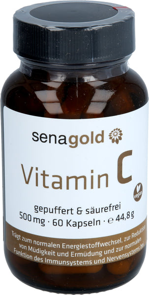 SENAGOLD Vitamin C buffered & acid-free 500 mg