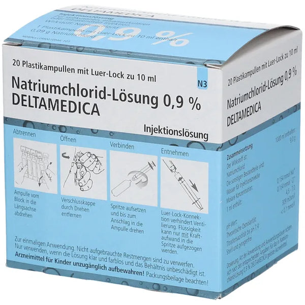 SODIUM CHLORIDE solution 0.9% Deltamedica Luer-Lo Pl.