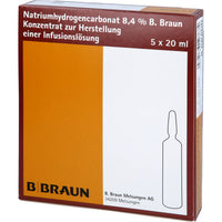 SODIUM HYDROGEN CARBONATE B.Braun 8.4% glass