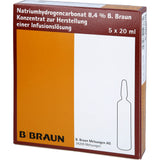 SODIUM HYDROGEN CARBONATE B.Braun 8.4% glass