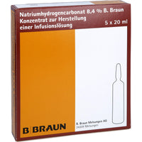 SODIUM HYDROGEN CARBONATE B.Braun 8.4% glass