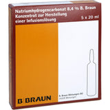 SODIUM HYDROGEN CARBONATE B.Braun 8.4% glass