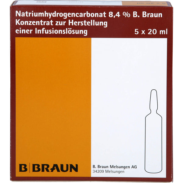 SODIUM HYDROGEN CARBONATE B.Braun 8.4% glass