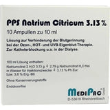 SODIUM CITRATE 3.13% ampoules