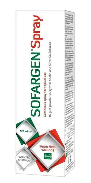 SOFARGEN Spray Treatment of wounds and skin damage