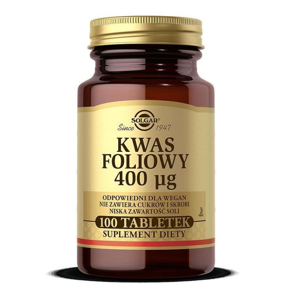 Solgar Folic Acid 400μg x 100 tablets