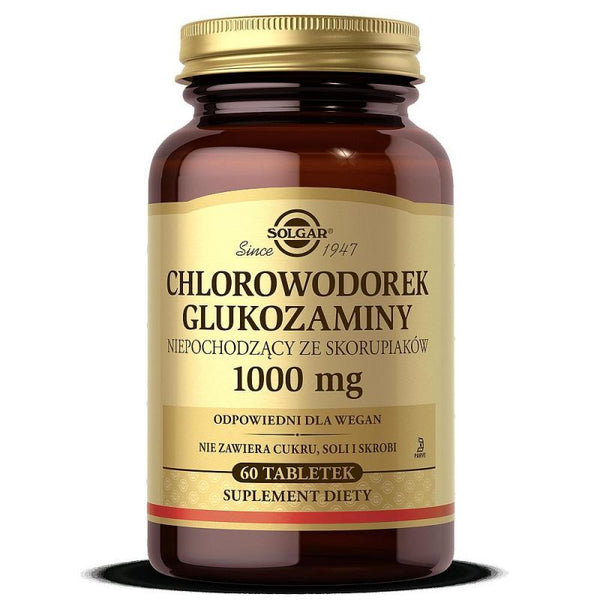 SOLGAR Glucosamine hydrochloride 1000mg x 60 tablets