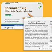 SPERMIDINE 1 mg wheat germ extract+C capsules