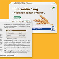 SPERMIDINE 1 mg wheat germ extract+C capsules