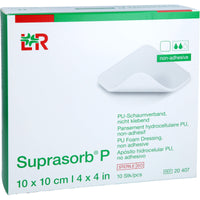 SUPRASORB P PU foam non-adhesive 10x10 cm