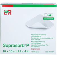 SUPRASORB P PU foam non-adhesive 10x10 cm