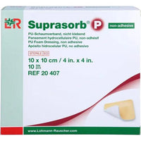 SUPRASORB P PU foam non-adhesive 10x10 cm UK