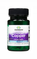 SWANSON Albion chelate Copper 2mg x 60 capsules