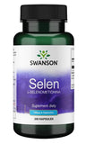 SWANSON Select Selenium 100mcg x 200 capsules