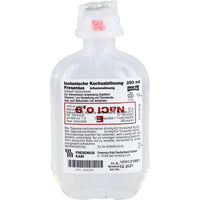 Saline solution 0.9% plastic bottle Fresenius