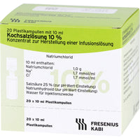 Saline solution 10% concentrate for infusion