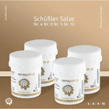 Schüssler Salts Metabolism Cure No. 4, 8, 9, 10