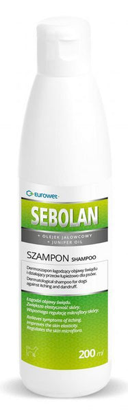 Sebolan Dermatological shampoo for dogs soothing itching symptoms