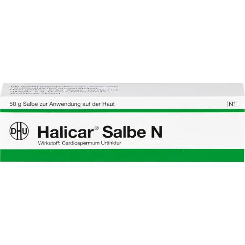 Skin itching, eczema, neurodermatitis (endogenous eczema), HALICAR Ointment N