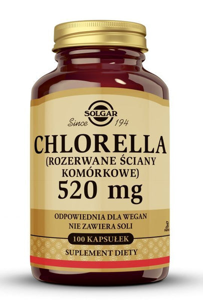 Solgar Chlorella x 100 capsules, chlorella tablets